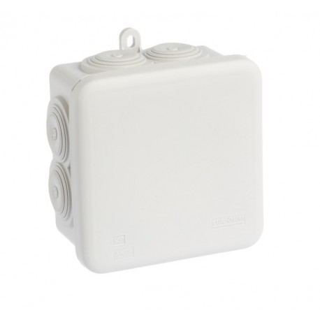 Boîte de dérivation étanche éco 960°C - 80 x 80 mm - 7 entrées