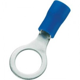 Cosse à œil - Section du câble de 1.5 à 2.5 mm - Diamètre vis 4 mm - Bleu