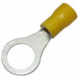 Cosse à œil - Section du câble de 4 à 6 mm - Diamètre vis 6 mm - Jaune