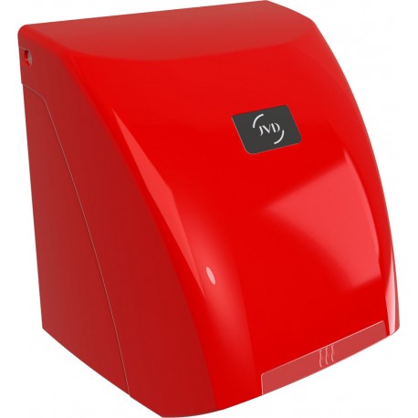 Sèche-mains ZEPHYR automatique - 2100W - 190 m³/h - Rouge epoxy