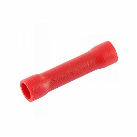 Manchon bout à bout - Section du câbe de 0.5 à 1.5 mm - 19A - Rouge