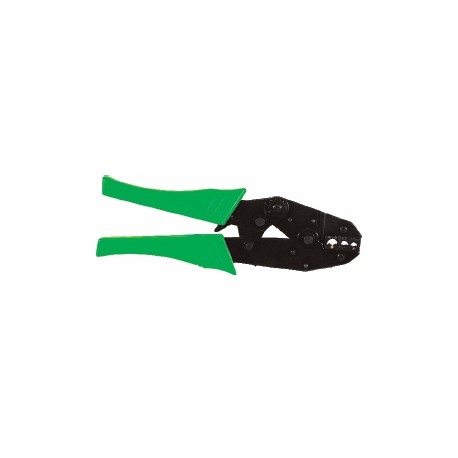Pince à sertir à genouillère pour cosses pré-isolées - Section de câble de 0.5 à 6 mm