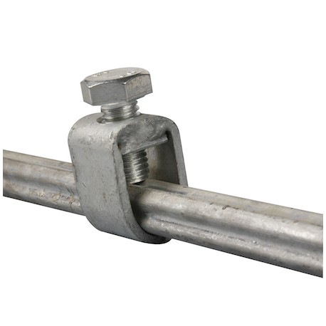 Piquet de terre cruciforme galvanisé 15.5mm - Longueur 1.5m