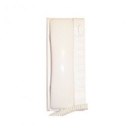 Interphone universel 2 fils Easy2Wire avec touche ouverture de porte - Blanc