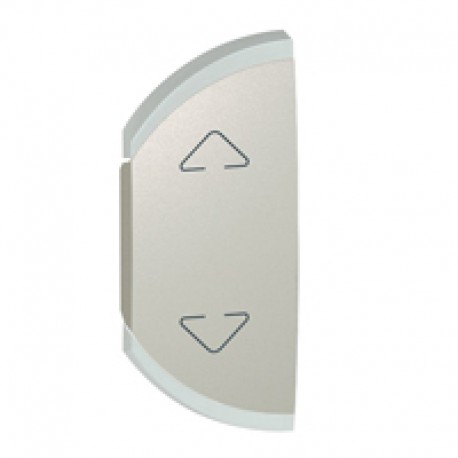 Enjoliveur simple Céliane BUS pour volets roulants montage gauche ou droite - MyHOME® domotique - Titane