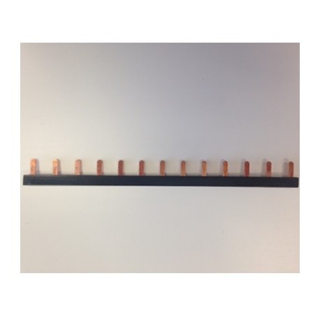 Peigne horizontal unipolaire et neutre - 1P+N - 13 modules