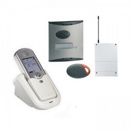 Kit interphone audio sans fil - 1 logement - Blanc