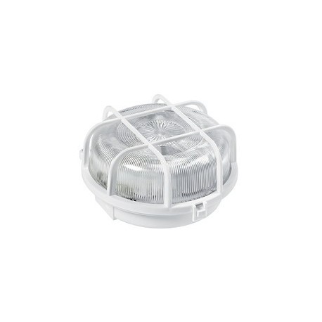 Hublot extérieur rond - Verre - E27 - 100W - IP44 - Sans ampoule