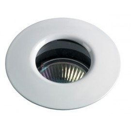 Spot encastré fixe Hidro - GU5.3 - 50W - Rond - Aluminium blanc - Sans ampoule - Non dimmable