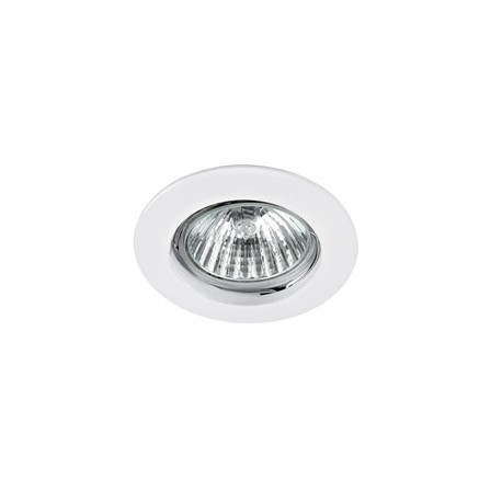 Spot encastré fixe Fixo - GU5.3 - 50W - Rond - Aluminium blanc - Sans ampoule - Non dimmable