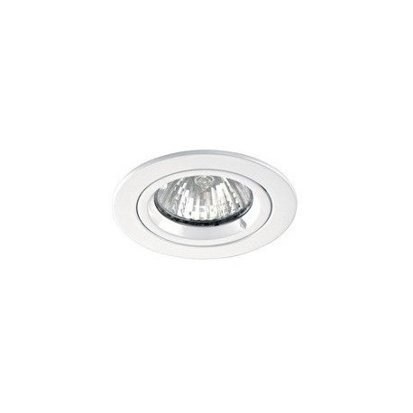 Spot encastré fixe Speed 50 R 230 - GU10 - 50W - Rond - Aluminium blanc - Sans ampoule 