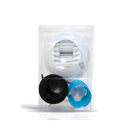 Kit piquage Twist and Go + bouche hygro Salle de bains /WC 15/45 - Ø 80mm - Piles détection de présence