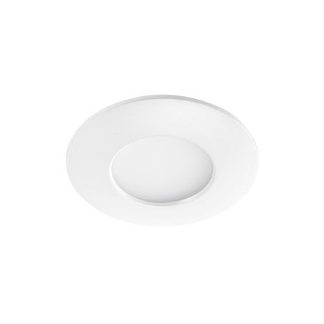 Spot LED encastrable Aquaflat - 6W - 3000K - 500lm - Rond - Non dimmable - Avec ampoule- Blanc