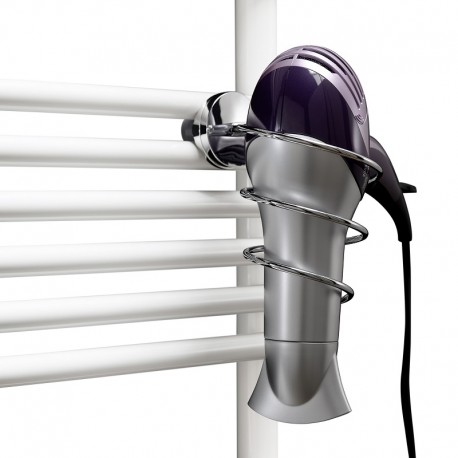 Porte sèche-cheveux pour radiateur Allure, Riviera, Riva tendance, Riva chrome, Riva 2, Corsaire - 498015 - Chrome