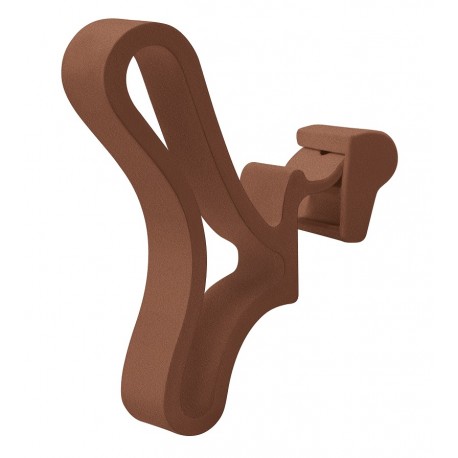Patère papillon pour radiateur Allure et Riviera - 498058 - Brun terracotta