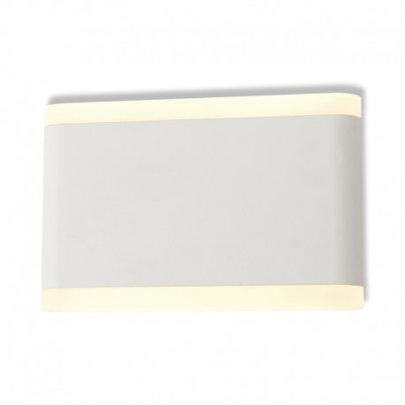 Applique murale blanc - 10W - 3000°K - Non dimmable - Avec ampoule