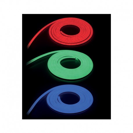 Bobine néon flex LED 22x11 mm - 3m - 8W/M - 230V - RGB - IP65 - Non dimmable