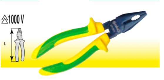 Pince Universelle Isolée 1000V Robur – Longueur 180 Mm – Outil Électricien Professionnel