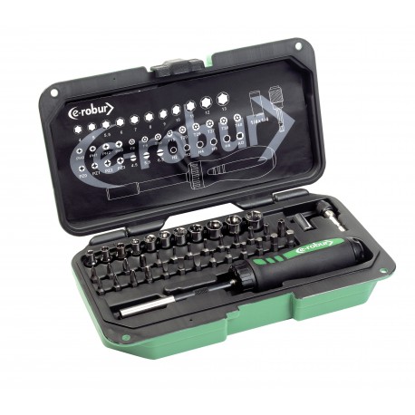 KDO Coffret tournevis à cliquets 40 pièces