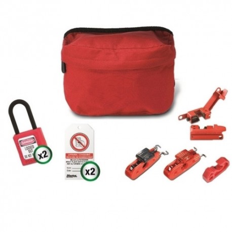 Kit De Verrouillage Et D'étiquetage Pour électriciens - Sécurité Disjoncteurs - Compatible Avec Serrures MCPO, MCPI Et Pinces
