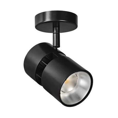 Spot NINETY sur patère - 30W - 4000°K - 3000lm - Non dimmable - Noir