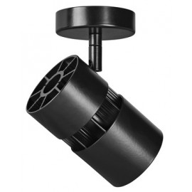 Spot NINETY sur patère - 30W - 3000°K - 3000lm - Non dimmable - Noir