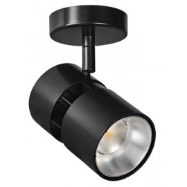 Spot NINETY sur patère - 30W - 4000°K - 3000lm - Non dimmable - Noir