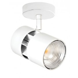 Spot NINETY sur patère - 30W - 4000°K - 3000lm - Non dimmable - Blanc