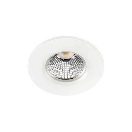 Spot LED encastré DL-ISO - 8W - 3000°K - 770lm - Rond - Lames ressorts - Dimmable - Blanc
