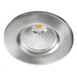 Spot LED encastré DL-ISO - 8W - 3000°K - 770lm - Rond - Lames ressorts - Dimmable - Nickel