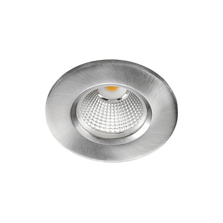Spot LED encastré DL-ISO - 8W - 4000°K - 820lm - Rond - Lames ressorts - Dimmable - Nickel