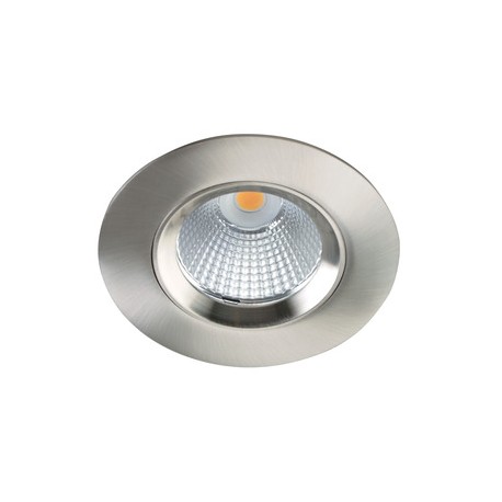Spot LED encastré DL-084 - 8W - 4000°K - 680lm - Rond - Lames ressorts - Dimmable - Nickel