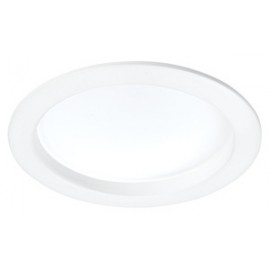 Spot LED encastré P10 - 10W - 3000K - 800lm - Rond - Lames ressorts - Dimmable - Blanc