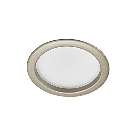 Spot LED encastré P10 - 10W - 4000K - 830lm - Rond - Lames ressorts - Dimmable - Nickel