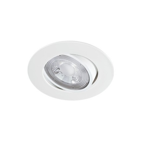Spot LED encastré MI 6 - 5.5W - 4000K - 520lm - Rond - Lames ressorts - Non dimmable - Blanc