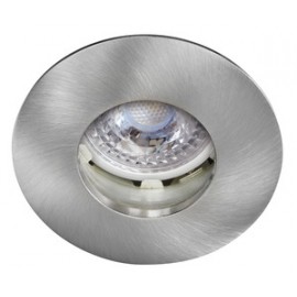 Kit Spot encastré LED Hidro - 8W - 4000K - 700lm - Rond - Non dimmable - Avec ampoule - Nickel