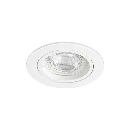 Kit Spot encastré Speed 50 R 230 LED6 orientable - 6W - 4000K - 490lm - Rond - Non dimmable - Avec ampoule - Blanc