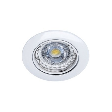 Spot encastré Lunar orientable - 4,5W - 3000K - 405lm - Rond - Dimmable - Avec ampoule - Blanc