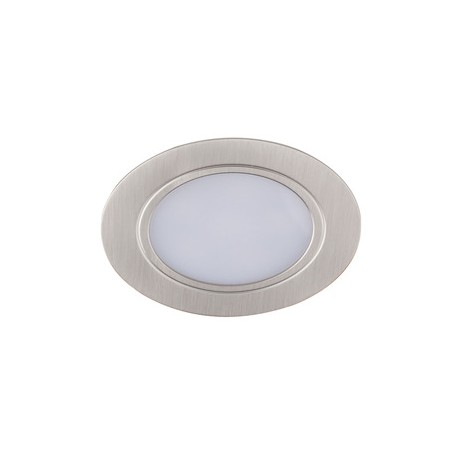 Kit spot Meubled 2 encastré - 6.8W - 3000K - 65lm - Rond - Aluminium - Avec ampoule - Non dimmable
