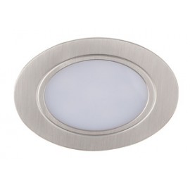 Spot Meubled 2 encastré - 1.7W - 3000K - 65lm - Rond - Aluminium - Avec ampoule - Non dimmable