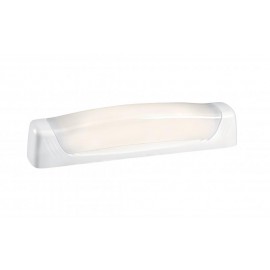 Réglette LED murale blanche TALASSO pour salle d'eau - 6W - 4000K - 525lm - Non dimmable - Avec ampoule - Blanc