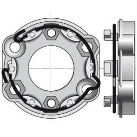 Support universel pour moteur de volet roulant LT 50 et LT60 - Couple max 85Nm