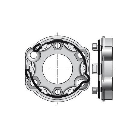 Support universel pour moteur de volet roulant LT 50 et LT60 - Couple max 85Nm