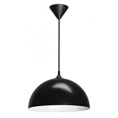 Suspension Como - 60W - E27 - Sans ampoule - Noir / Blanc