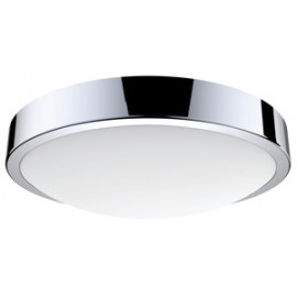 Plafonnier C4 Sensor - 16W - 4000K - 1250lm - Rond - Avec ampoule - Non dimmable - Chrome