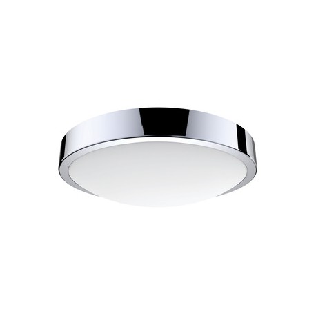 Plafonnier C4 Sensor - 16W - 4000K - 1250lm - Rond - Avec ampoule - Non dimmable - Chrome