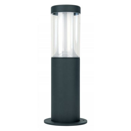 Borne extérieure Saxo LED - 8W - 3000K - 420lm - Dimmable - Avec ampoule - Graphite