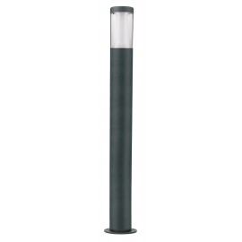 Borne extérieure Saxo Haute LED - 8W - 3000K - 420lm - Dimmable - Avec ampoule - Graphite