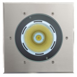 Spot encastré sol Tecnisol 200 - 20W - 3000K - 1545lm - Carré - Dimmable - Avec ampoule - Inox