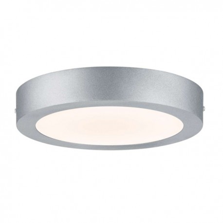 KDO Plafonnier Lunar LED - Chrome mat - 15.5W - 3000K - Rond - IP44 - Avec ampoule